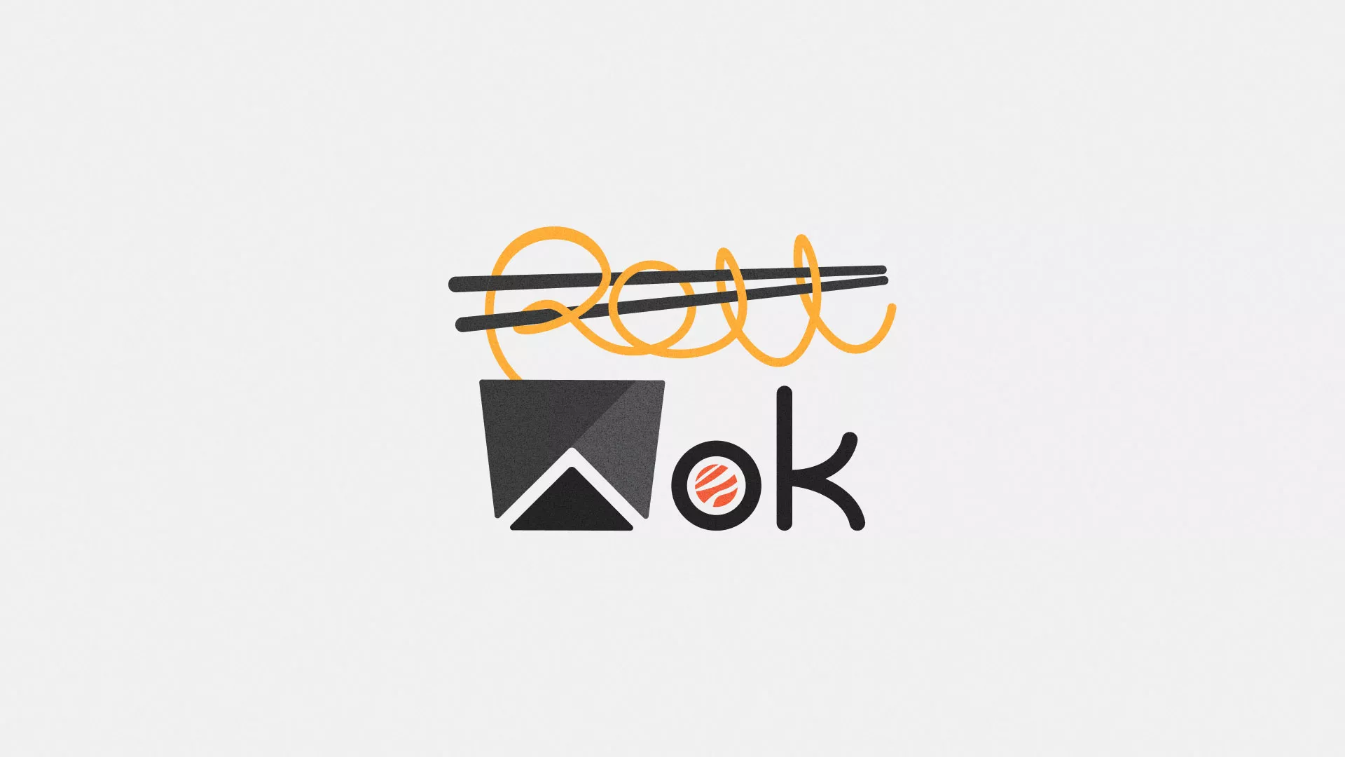 Разработка логотипа в Мглине для суши-бара «Roll Wok Club» Разработка логотипа в Мглине для суши-бара «Roll Wok Club»